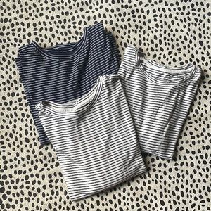 Set of 3 A New Day Linen/Polyester Blend Tees!